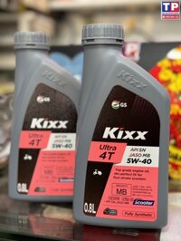 » Combo 2 chai nhớt Kixx ultra Scooter 5W40 800ml