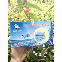 [ COMBO 2 HỘP ] Khẩu trang y tế cao cấp 4 lớp màu xanh dương ( hộp 50 cái)