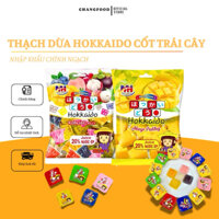 [ Combo 2 túi ] Thạch Dừa Cốt Trái Cây - Thạch Pudding Xoài Hokkaido Túi 400G Ăn Vặt Puddings & Jelly Food Vị Chua