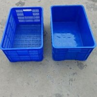 ( Combo 3 cái ) Thùng nhựa, sọt nhựa đựng bát đĩa, đồ công nghiệp kt 61x42x31