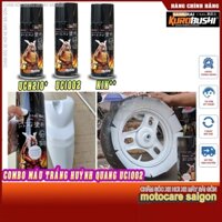 [ COMBO 3 CHAI ] SƠN XỊT SAMURAI MÀU TRẮNG HUỲNH QUANG UCH210 - UC1002 - K1K