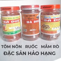 ✅ COMBO 3 ĐẶC SẢN HẢO HẠNG HUẾ - MẮM TÔM CHUA BÀ DUỆ 400g, MẮM RÒ BÀ DUỆ 400g, RUỐC BÀ DUỆ 400g