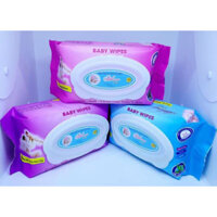 [ COMBO 30 GÓI ] Khăn Ướt Baby Wipes Athena 100 Tờ Giấy Lớn Không Mùi.