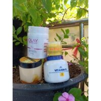 💯 Combo 4món kem body siêu kích trắng,cho da chai lỳ ngâm đen .