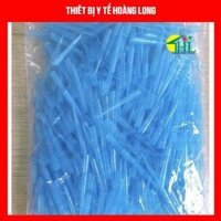 [ Combo 5 Túi ] Đầu Côn Xanh Thường ( Không Khía) 1000ul Dùng Cho Gilson Pipette Túi 500 Cái