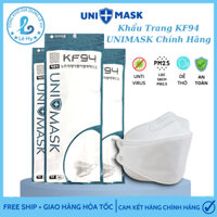 [ Combo 50Chiếc  ] Khẩu Trang 4 Lớp KF94 UNI MASK Chống Bụi Mịn Và Kháng Khuẩn Hàng Cao Cấp Hàn Quốc BIN MASK