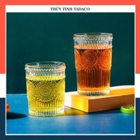 | COMBO 6 | Ly thủy tinh decor cao cấp Baroque Cup in họa tiết thổ cẩm phong cách Bắc Âu