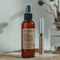[ Combo dưỡng tóc dài mi ] Xịt bưởi + Gelmi The Caring Hair Dưỡng tóc chắc khỏe , kích mọc mi