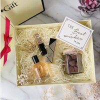 [ COMBO QUÀ TẶNG SET20 ] Set Quà Tặng Cho Bạn Gái Cực Ngọt Ngào Gồm Socola + Son Thỏi + Nước Hoa - Quà Tặng Trang Trần