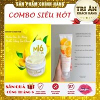 ( COMBO SIÊU HÓT ) KEM BODY CHANH M16 + TẨY DA CHẾT ARAHAN HOA QUẢ