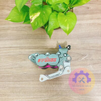 [ Combo Sirius/Ex2010 ] Heo dầu Fando 4Pis + Pát CNC size đĩa 260/267mm (Tặng ốc trụ salaya) ( Heo Xám Pát Trắng)