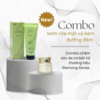 🍃 Combo sữa rửa mặt và kem dưỡng đêm Elemong 🍃