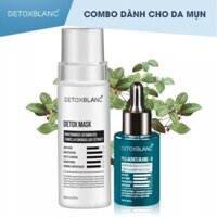 🔥 Combo thải độc giảm mụn viêm (detox mask+serum peel H) detox blanc 🔥 🔥