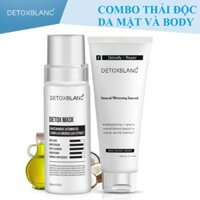 🔥 COMBO THẢI ĐỘC TRẮNG DA MẶT VÀ BODY DETOX BLANC 🔥 🔥