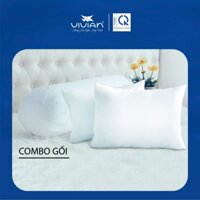 [ COMBO TIẾT KIỆM ] 2 GỐI NẰM VIVIAN 40X60 - 1 GỐI ÔM VIVIAN SIZE LỚN