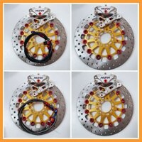 [ combo Wave100/zx/fu neo ] heo nisin 2 pis đối xứng+đĩa king drag 267mm+pát nhôm +dây dầu morin+2 ốc 8 li25 ngôi sao