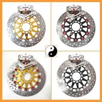 [ combo Wave110/RSX/fu led ] heo nisin 2 pis đối xứng+đĩa king drag 267mm+pát nhôm +dây dầu morin+2 ốc 8 li25 ngôi sao..