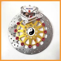 [ combo Wave110/RSX/fu led ] heo nisin 2 pis đối xứng+đĩa king drag 267mm+pát nhôm +dây dầu morin+2 ốc 8 li25 ngôi sao..