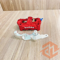 [ Combo Winner] Heo dầu BremBo 4Piston (50A) + Pát CNC Lỗ trụ 100mm Đi size đĩa 260/267mm