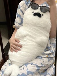 🔥🔥 Con dấu sang trọng Búp bê êm dịu và ngủ Búp bê đệm rái cá biển dễ thương