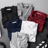 ( Còn Hàng) [Ảnh Tự Chụp] ÁO GIỮ NHIỆT UNIQLO CỔ 3 PHÂN VNXK VẢI COTTON CHÍNH HÃNG Real ࿈