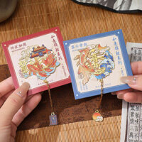 🔥 công cụ đọc sách 🔥 đẹp đánh dấu trang sách quà tặng Dấu trang phong cách Trung Hoa cổ điển có hàng sẵn Dấu trang cổ điển phù hợp cho người viết và người yêu sách ♔Koi Cổ Dấu Trang Tùy Chỉnh Cổ Điển Phong Cách Trung Hoa Đồng Kim Loại Đánh Dấu Trang Cao