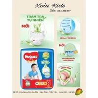 🎀 ( Cộng miếng / khuyến mại) Tã dán / bỉm quần Huggies tràm tự nhiên mới size M