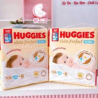 [ CỘNG MIẾNG , MẪU MỚI NHẤT ] MIẾNG LÓT SƠ SINH / TÃ DÁN HUGGIES size NB có tinh chất TRÀM TRÀ ngừa hăm