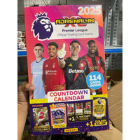 [ Countdown Calendar ] Hộp Thẻ Cầu Thủ Bóng Đá Panini Adrenalyn  Permier League Countdown Calendar  2025 24/25 (114 Thẻ)