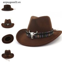 ++ Cowboy Hat Stetson Style Fedora 100%Wool Sun Summer Western Riding Wide Brim Cap
.