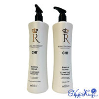 [ CS ] Dầu gội xả CHI Royal phục hồi tóc hư tổn bond & repair 355ml/946ml