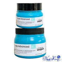 [ CS ] Mặt nạ đất sét giảm bã nhờn cho tóc & da đầu dư dầu L'OREAL 2 in 1 Scalp Advanced 500ml