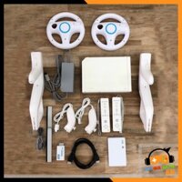 🌟 CŨ ZIN 🌟 BỘ Máy chơi game Wii nội địa Nhật, phụ kiện nguồn và dây AV ra tivi / FULL PHỤ KIÊN / KÈM ĐĨA GAME