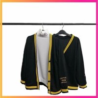 [ Cực Đẹp ] [ Hàng bán chạy ] ÁO KHOÁC CARDIGAN đen thêu tay ULZZANG