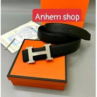 [ Cực hót ] That lung nam đính đá / Dây nịt nam đầu chữ H hàng full hộp