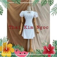 [ CỰC PHẨM HÀNG HIỆU] Đầm dự tiệc tay phồng dễ thương