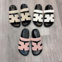 [ D123 ] Sandal  Dép nữ dép lê quai ngang chữ H da mềm sang chảnh phong cách hàn quốc sục nữ  2025 Shoes Sandal