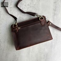 [ DA BÒ THẬT 100% ] CLUTCH CẦM TAY - TÚI ĐEO CHÉO DA BÒ SÁP CTD01