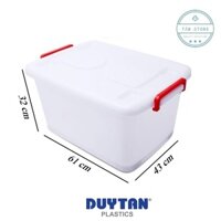 [ ĐA CHỨC NĂNG] Thùng Nhựa Duy Tân Có Bánh Xe 55 Lít (61 x 43 x 32 cm) No.748