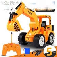 ❇ ✢ [Đa Năng]Đồ chơi trẻ em, máy xúc điều khiển từ xa không dây, máy xúc điện, máy xúc, mô hình xe kỹ thuật trung tính c