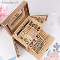 ✔ ◘ [Đa Năng]❇hộp trang sức có khóa công chúa phong cách Châu Âu đựng đồ dung tích lớn mỹ phẩm quà tặng sinh nhật cô gái
