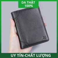 [ DA THẬT ] Ví Nam Dáng Đứng Da Bò Premium leather Thời Trang FB246