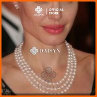 [ DAISYN ] N523 Choker , dây chuyền mang áo dài , dây chuyền cưới hạt Ngọc hạt trai 3 sợi sang trọng cho nữ