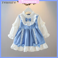 ✨ Đầm công chúa lolita dễ thương cho bé gái Treasure Girls 2025 mùa xuân mới, đầm ren ngọt ngào và phong cách cho búp bê