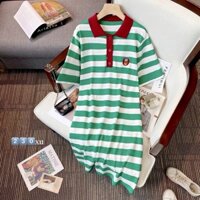 💓 Đầm Len Phom Suông Tay Ngắn - Bâu 💓