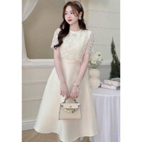 ✨ ĐẦM TIỂU THƯ TAFFA PHỐI REN CAO CẤP – THANH LỊCH & KIÊU SA ✨
