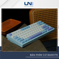 ( ĐANG VỀ HÀNG ) - Bàn phím cơ không dây RAINY75 Kết Nối 3 Mode, Full Nhôm, Led RGB - Uni Official Store