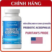 [ Dat 9/25] Viên men vi sinh lợi khuẩn Probiotic Acidophilus Puritan's Pride 100 viên