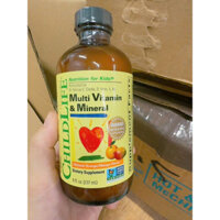 [ Date 01/2026 ] Vitamin tổng hợp dành cho trẻ em Childlife Multi Vitamin & Mineral 237ml của Mỹ.