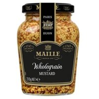 [ Date 01/26 ] Mù tạt vàng nguyên hạt Maille Pháp lọ 210g - Wholegrain Originale Maille  210g
